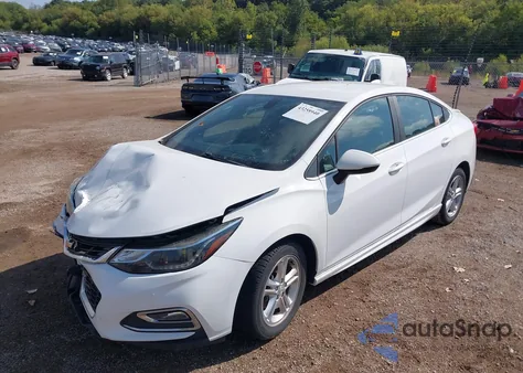 2017 Chevrolet Cruze Lt Auto из США, поврежденный, VIN 1G1BE5SM4H7227808